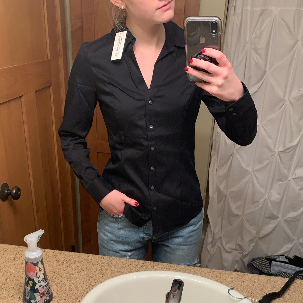 NEW Express Button Down Blouse